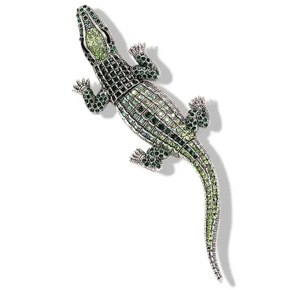 VQ  Crocodile Brooch